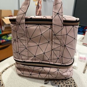 Geometric Pink Tote Bag